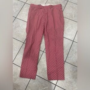 Ralph Lauren Polo Pink Patterned Men's Cotton Pants 38/32